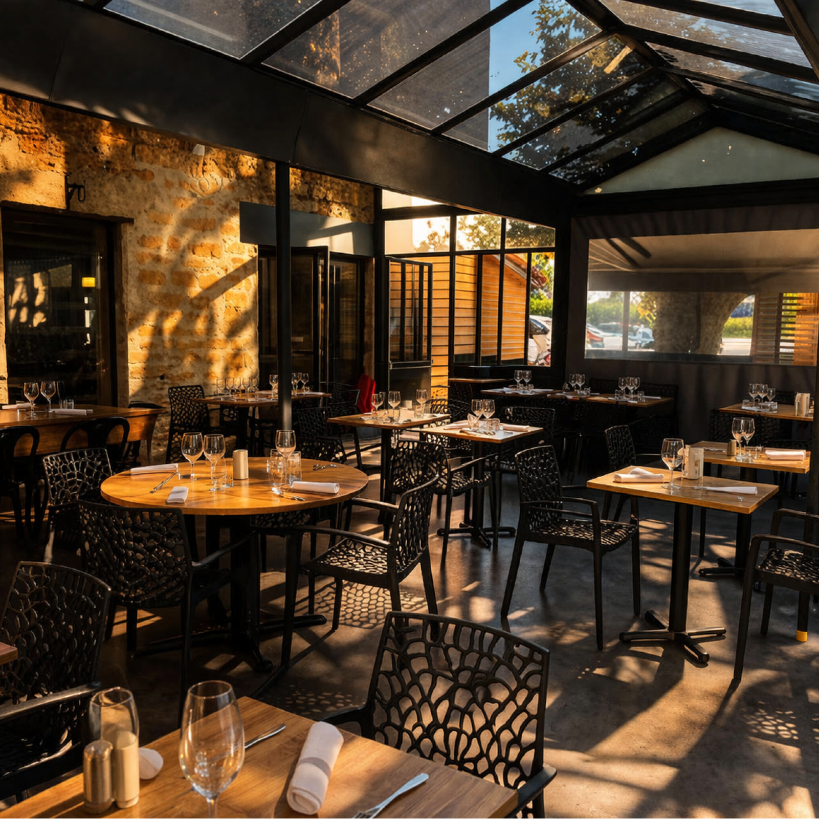 Le restaurant - Chez Jostel - restaurant GENAY - Restaurant Massieux - Resto Massieux